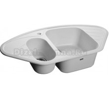Мойка кухонная GranFest Corner C-960 E иней