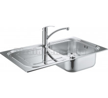 Комплект Grohe Eurosmart 31565SD0 Мойка кухонная K300 31563SD0 + Смеситель Eurosmart 33281002 для кухонной мойки