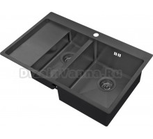 Мойка кухонная Zorg Inox PVD 5178-2-R grafit