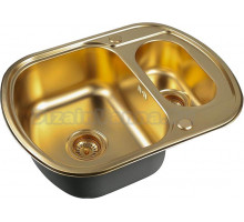 Мойка кухонная Zorg Inox Pvd SZR-62-2-49 bronze