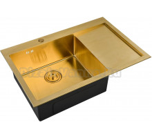 Мойка кухонная Zorg Inox Pvd SZR-7851-L Bronze