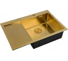 Мойка кухонная Zorg Inox Pvd SZR-7851-R Bronze