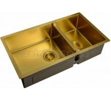 Мойка кухонная Zorg Light ZL R 780-2-440 BRONZE