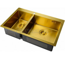 Мойка кухонная Zorg Light ZL R 780-2-510-R BRONZE