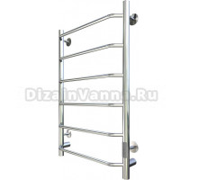 Полотенцесушитель электрический Тругор Пэк 6 80х60, L с выключателем