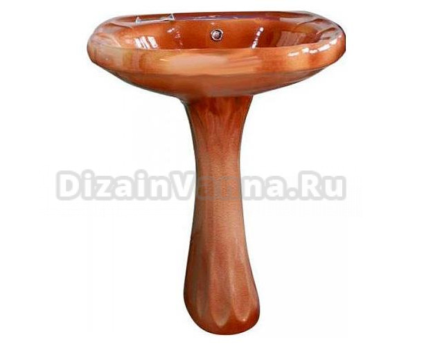 Раковина Colombo Орхидея 58 бежево-коричневый dizainvanna.ru