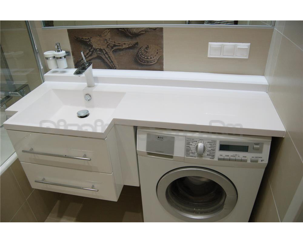 мебель в ванную под стиральную машину и раковину