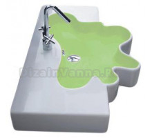 Раковина Disegno Ceramica Splash SH10056101 green