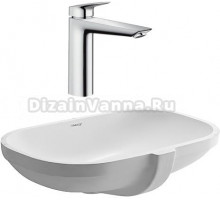 Комплект  Смеситель Hansgrohe Logis 71091000 для раковины + Рукомойник Duravit D-Code 0338490000 встраиваемый