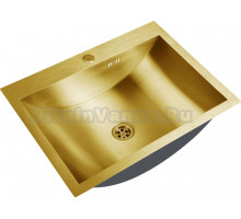 Раковина Zorg Inox U 4560 bronze