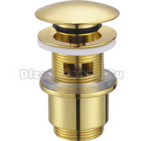 Донный клапан для раковины Cezares CZR-SAT5-03 золото