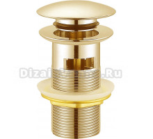 Донный клапан для раковины Cezares CZR-SAT6-03 золото
