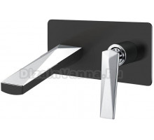 Смеситель Boheme Venturo 375-B черный / хром