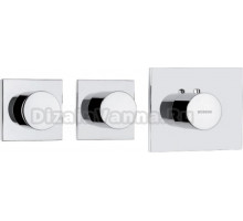 Термостат Bossini OKI 2 Outlets LP Z031203 для ванны с душем, хром