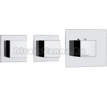 Термостат Bossini Cube 2 Outlets LP Z032203 для ванны с душем, хром