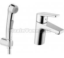 Смеситель Bravat Line F15299C-2 для раковины с гигиеническим душем