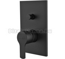 Смеситель Cezares Ovest VDIM-NOP С ВНУТРЕННЕЙ ЧАСТЬЮ, для душа, черный