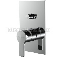 Смеситель Cezares Ovest VDIM-01 С ВНУТРЕННЕЙ ЧАСТЬЮ, для душа, хром