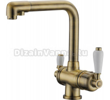 Смеситель Elghansa Kitchen Pure Water 56A5740-Bronze для кухонной мойки