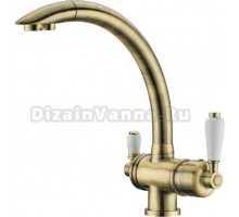 Смеситель Elghansa Kitchen Pure Water 56A5840-Bronze для кухонной мойки