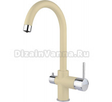 Смеситель Florentina FL-06 Клио шампань, для кухонной мойки