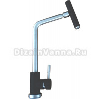 Смеситель Florentina FL-07 антрацит, для кухонной мойки