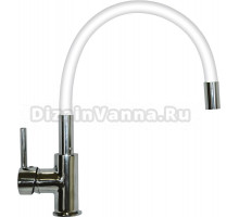 Смеситель Florentina Flex-01 белый, для кухонной мойки