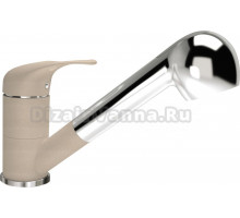 Смеситель Flortek Сигма FK для кухонной мойки, бежевый