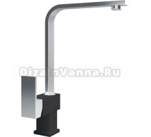 Смеситель Flortek Сильвер FK для кухонной мойки, черный