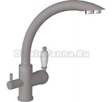 Смеситель Flortek Шале FK для кухонной мойки, грей