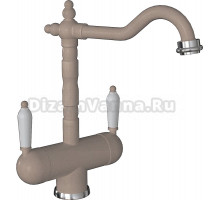 Смеситель Flortek Ария FK для кухонной мойки, песочный