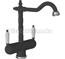 Смеситель Flortek Ария FK для кухонной мойки, черный