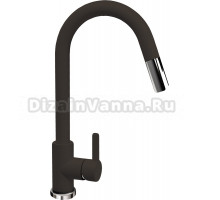 Смеситель Flortek Вита FK для кухонной мойки, антрацит