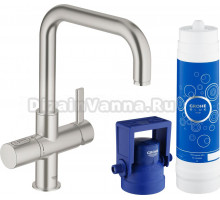 Смеситель Grohe Blue Pure 31299DC1 для кухонной мойки с фильтром