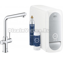 Смеситель Grohe Blue Home 31454000 для кухонной мойки с фильтром и охладителем-карбонизатором