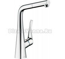 Смеситель Hansgrohe Metris 14821000 для кухонной мойки