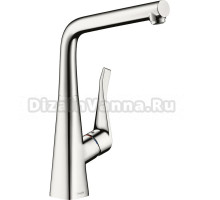 Смеситель Hansgrohe Metris 14823000 для кухонной мойки