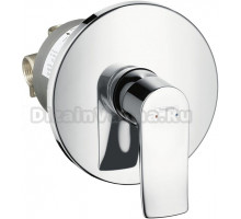 Смеситель Hansgrohe Metris 31686000 С ВНУТРЕННЕЙ ЧАСТЬЮ, для душа