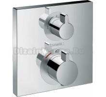 Термостат Hansgrohe Ecostat Square 15714000 для ванны с душем