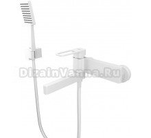 Смеситель Iddis Slide SLIWT00i02 для ванны с душем, белый