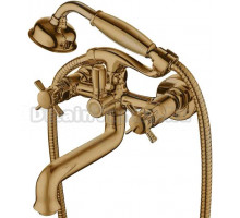Смеситель Kaiser Cross 41022-1 для ванны с душем, бронза