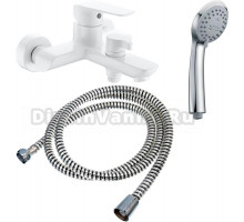 Смеситель Kaiser Glory 69222 для ванны с душем белый