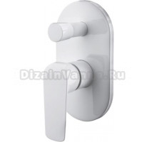 Смеситель Kaiser Glory 69277 С ВНУТРЕННЕЙ ЧАСТЬЮ, для душа, белый