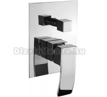 Смеситель Kaiser Sonat 34122 С ВНУТРЕННЕЙ ЧАСТЬЮ, для ванны с душем