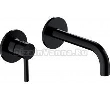 Смеситель Omnires Y 1215H С ВНУТРЕННЕЙ ЧАСТЬЮ, для раковины, черный
