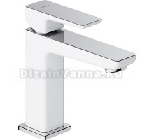 Смеситель Omnires Parma 7410 для раковины, хром-белый