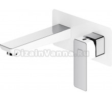 Смеситель Omnires Parma 7415 С ВНУТРЕННЕЙ ЧАСТЬЮ, для раковины, хром-белый