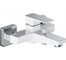 Смеситель Omnires Parma 7430 для ванны с душем, хром-белый