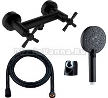 Смеситель Orange Mia M34-320b для душа, матовый черный