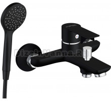 Смеситель STWORKI by Damixa Хельсинки HFHS10030 для ванны с душем, черный